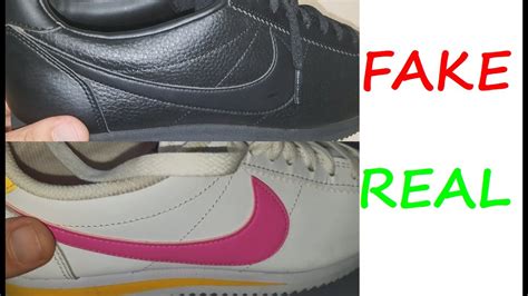 real vs fake nike cortez|nike cortez counterfeit shoes.